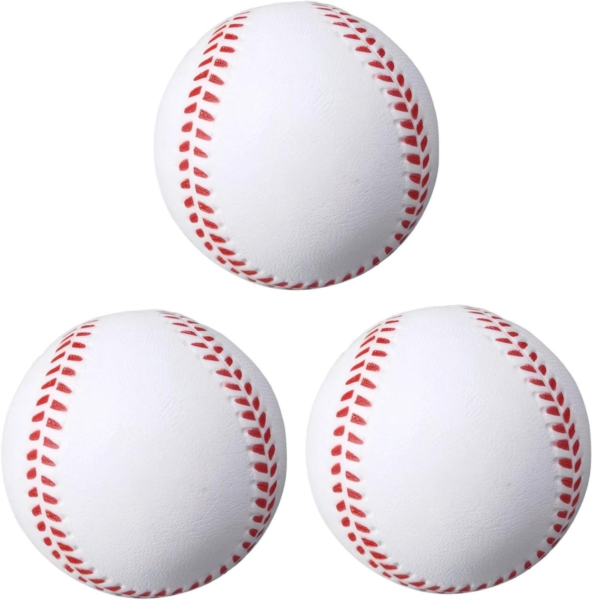 Honkbal Trainingsballen - Zachte Ballen - Sporten en Spelen - Lage Impact Ontwerp - 9 cm - Wit