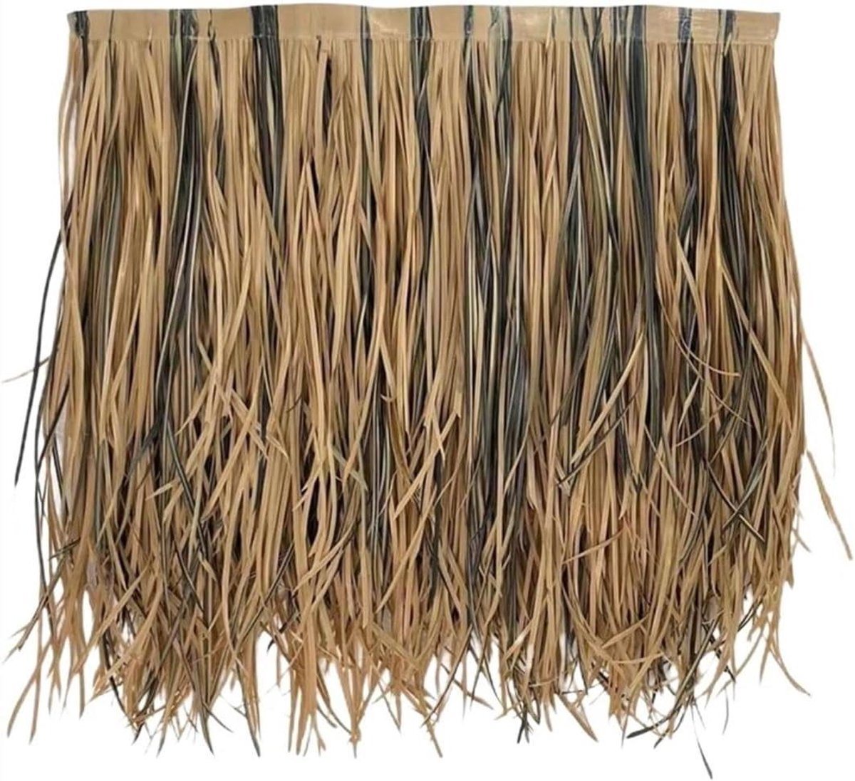 Kunst rieten dak - Nep palm riet - Tuin decoratie - Weerbestendig materiaal - 47x50 cm - Natuurlijk bruin