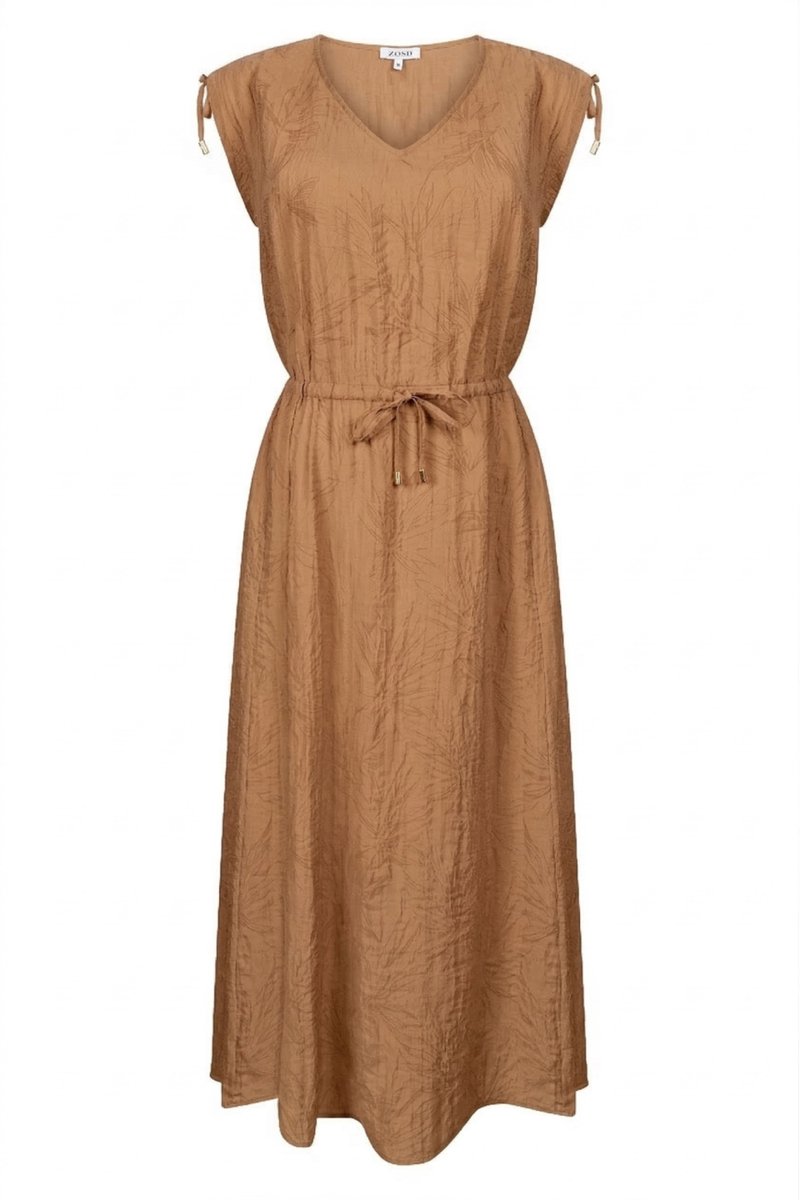 Zoso Jurk Melody 262 Summer Camel Dames Maat - XL