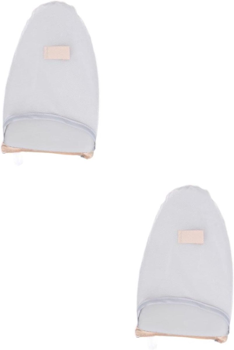 Strijkhandschoen - Stoomhandschoen - Kleding Stomen - Hittebestendig - 25 cm - Grijs