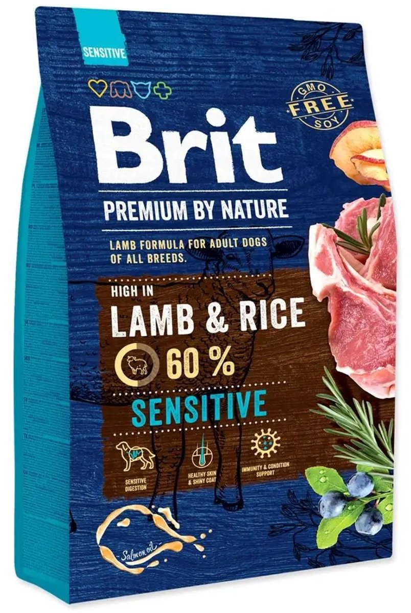 Brit Brit Premium - Hypoallergene Droogvoer - Lam en Rijst - 3kg