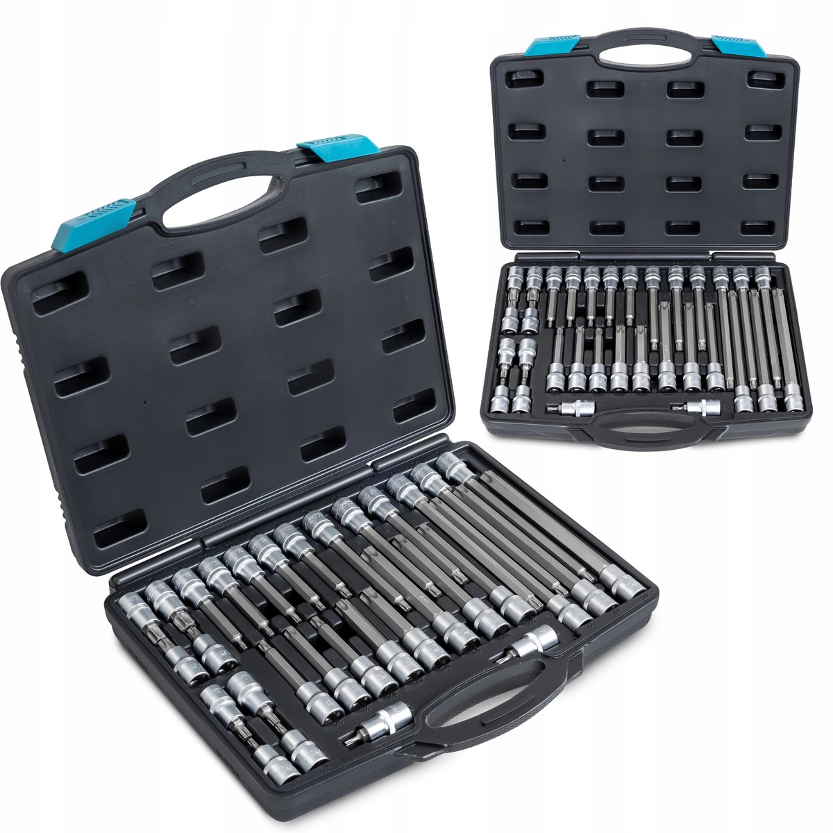 Farys Torx Dopstukken Set 1/2'' Lange Schroef Bit Doppen FR2056