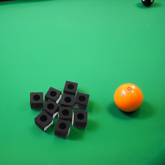 Krijthouders Biljart - Snooker Accessoires - Spel Onderhoud - Effectieve Bescherming - 20 Stuks - Zwart — afbeelding 4