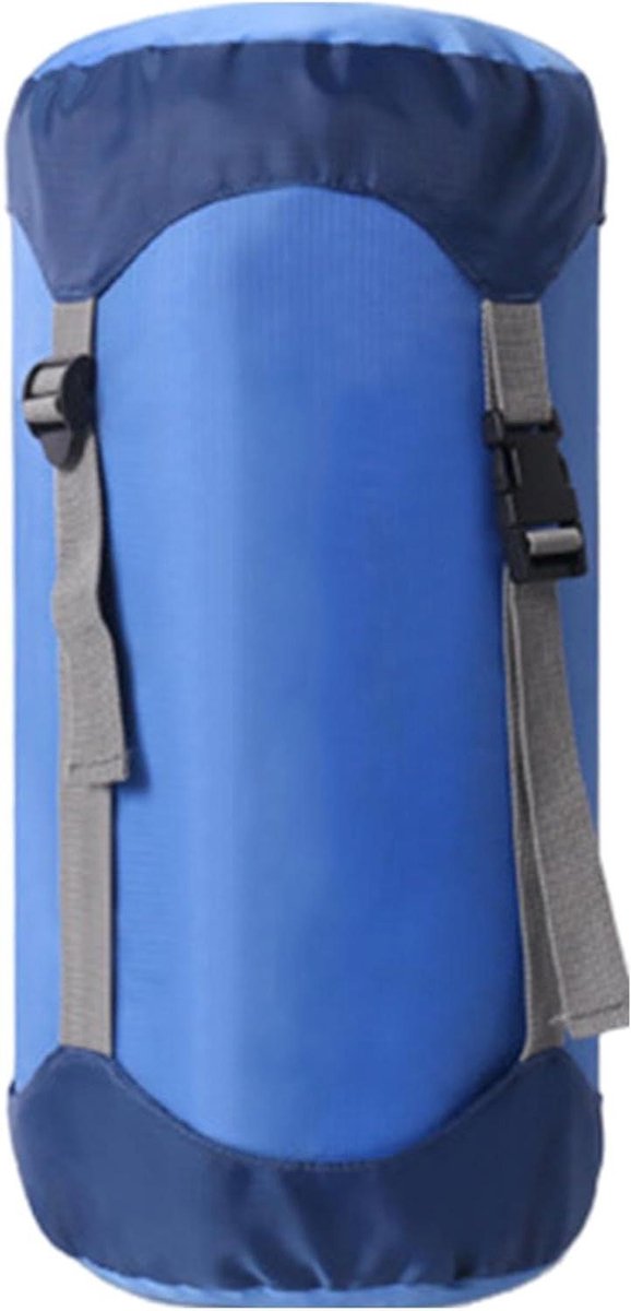 Compressie Zak - Opbergzak Slaapzak - Kamperen Reizen - Waterdichte Nylon - 35L Capaciteit - Blauw