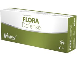 Vetfood Flora Defense - Dierenvoedingssupplement - Bacteriebalans - Ondersteuning bij Diarree