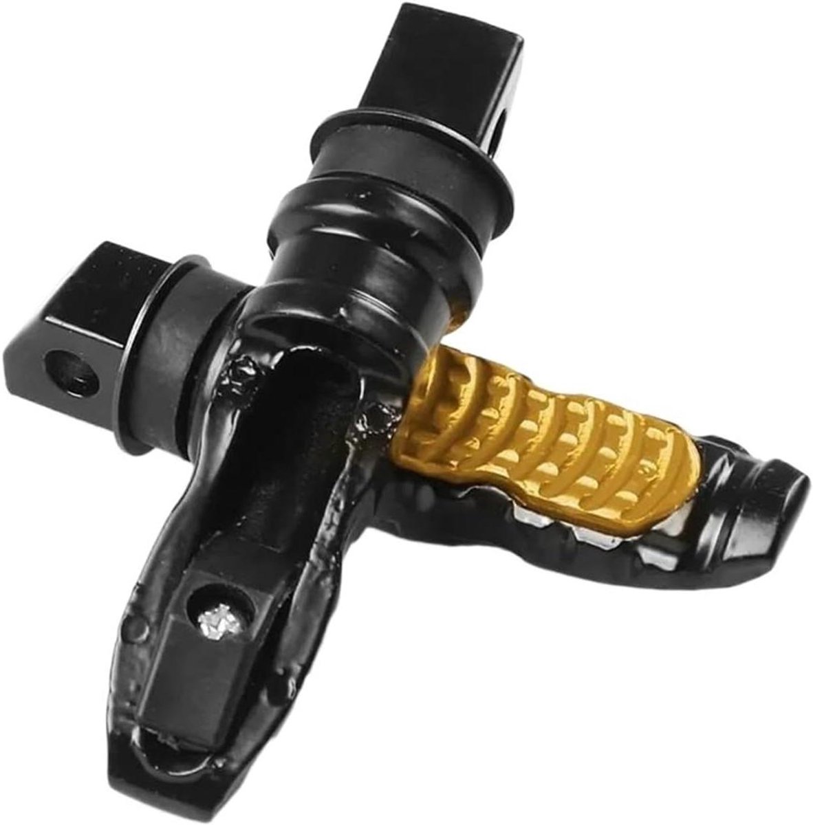 Motor Voetsteunen - Passagier Pedalen - Comfortabel Rijden - Universele Pasvorm - 12 cm Lengte - Zwart
