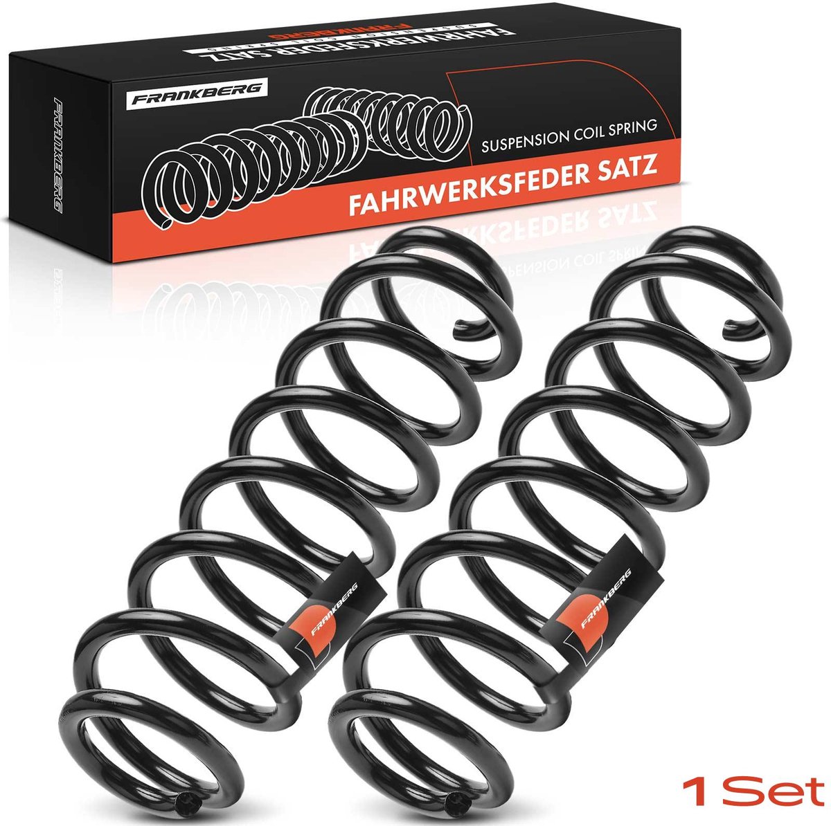 Frankberg 2x Verenfeder Achteras voor VW