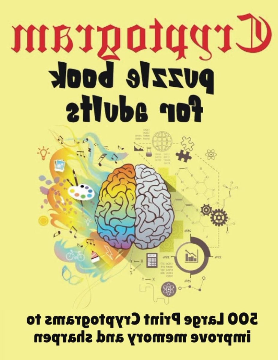 Cryptogram Puzzelboek - Code Puzzels - Hersenen Trainen - Grote Letter Puzzels - 21.59 x 27.94 cm - Niet gespecificeerd