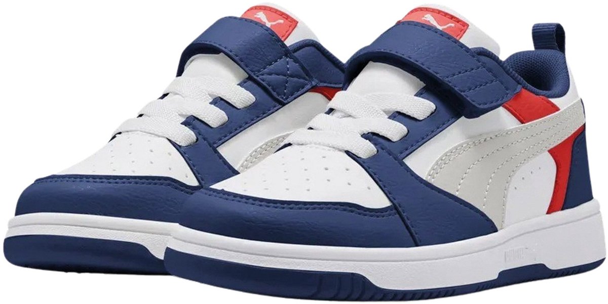 Puma Rebound V6 Lo Ps blauw - wit - rood