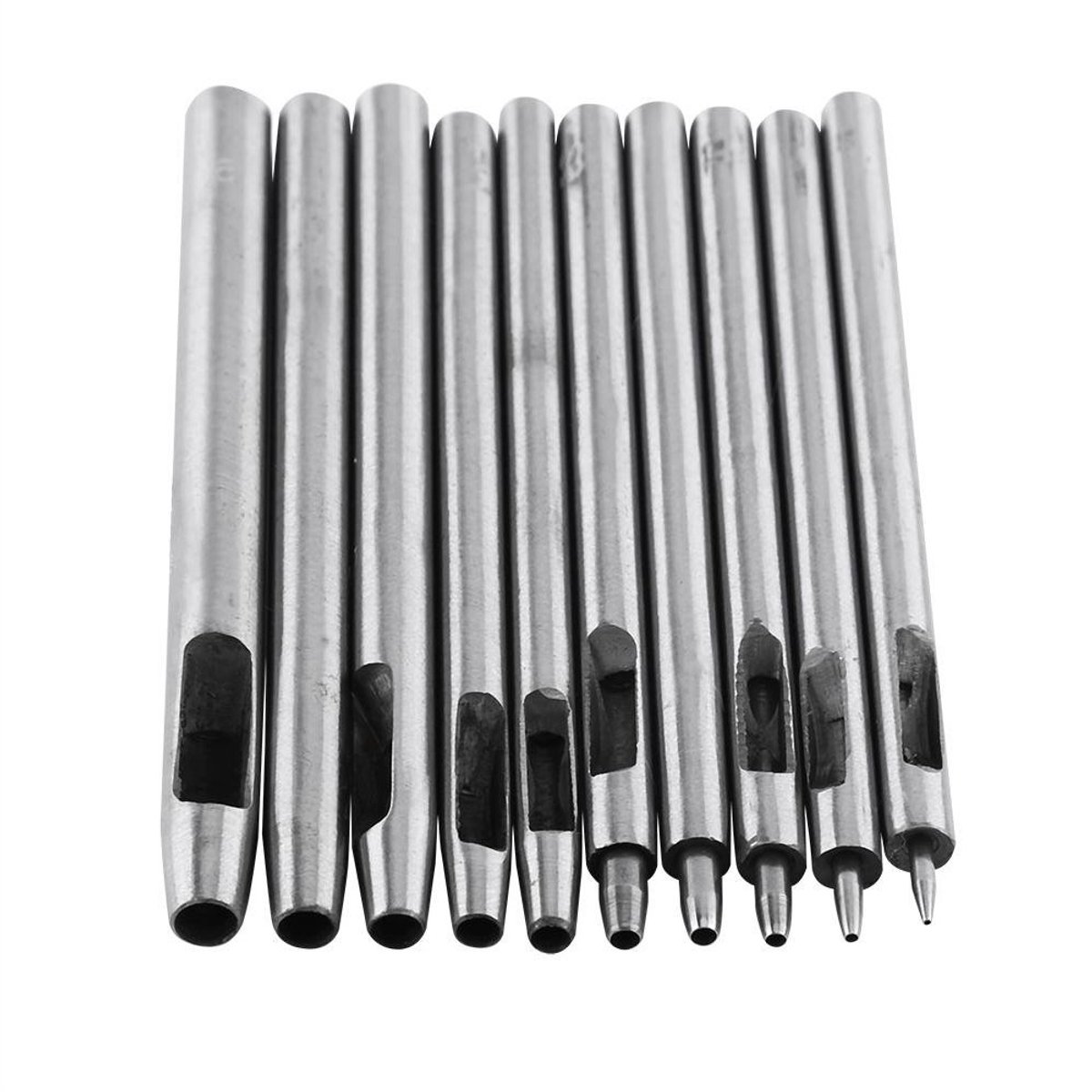 Professionele leren perforator set voor DIY leren accessoires en handgemaakte creaties, perfecte gaten van 0,5 tot 5 mm voor leerbewerking en ambachtelijke projecten