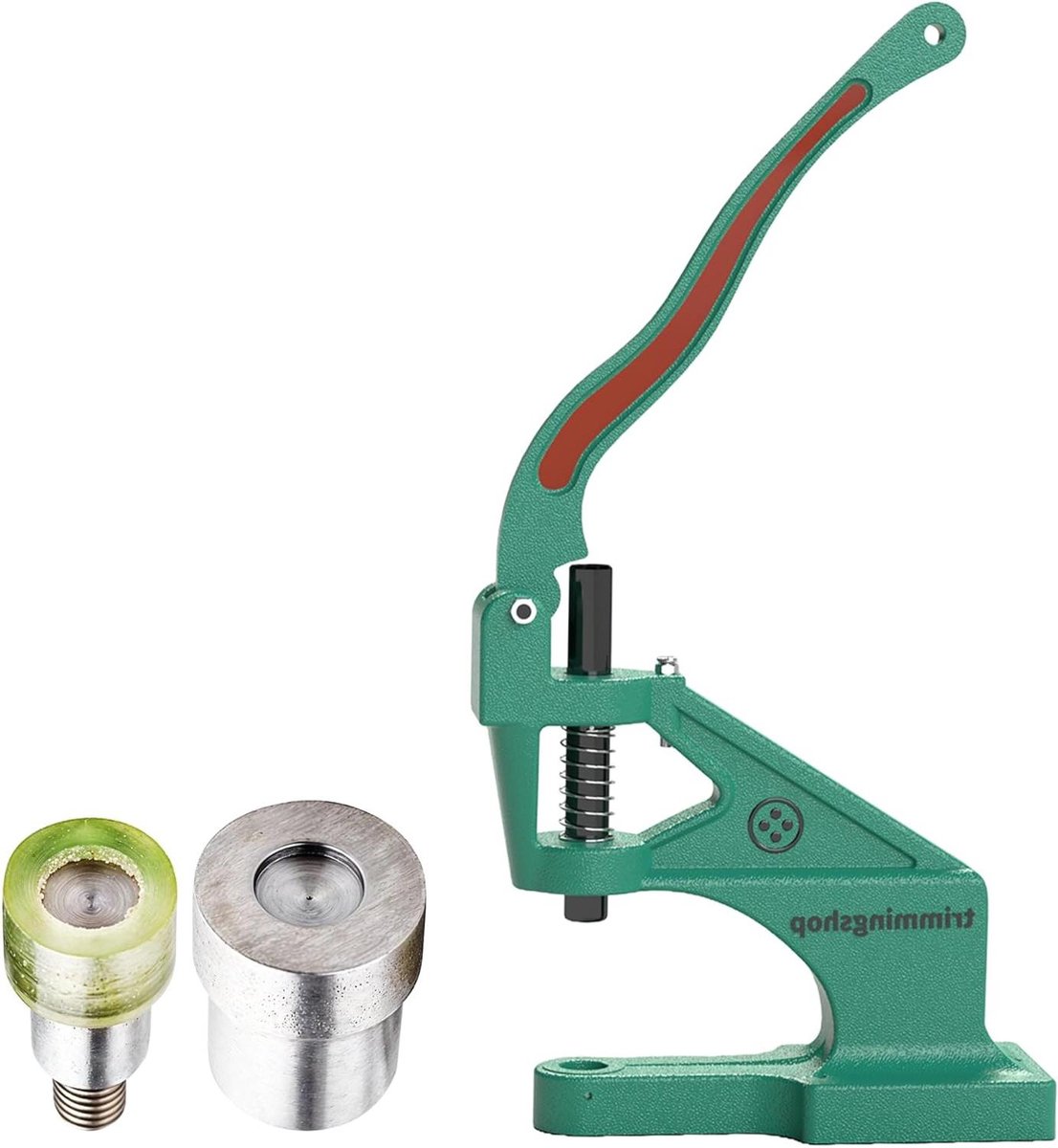 Klinknagel Matrijzen Set - Bevestigingsmatrijzen Dubbele Dop - Leder Ambachten Maken - Universele Groene Handpersmachine - 7mm Klinknagels