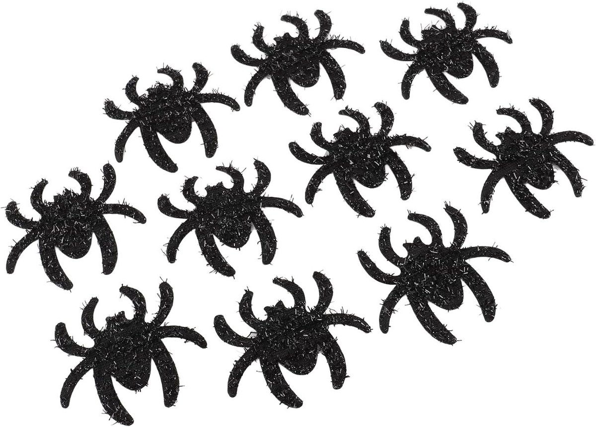 Levensechte en Schattige Niet-geweven Spinpatches voor Handwerk en Kamerdecoratie, Perfect voor Scrapbooking en Festivalkostuumaccessoires, 30 Stuks