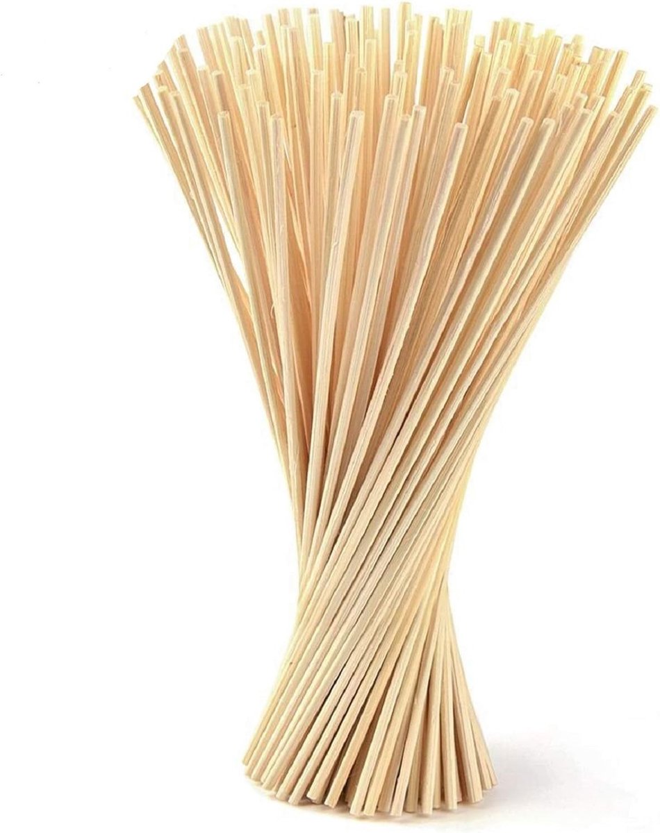 150 Stuks Riet Diffuser Sticks voor Essentiële Olie, Vervangende Geurstokjes voor Aroma en Luchtverfrissing, 9.4"x3.0