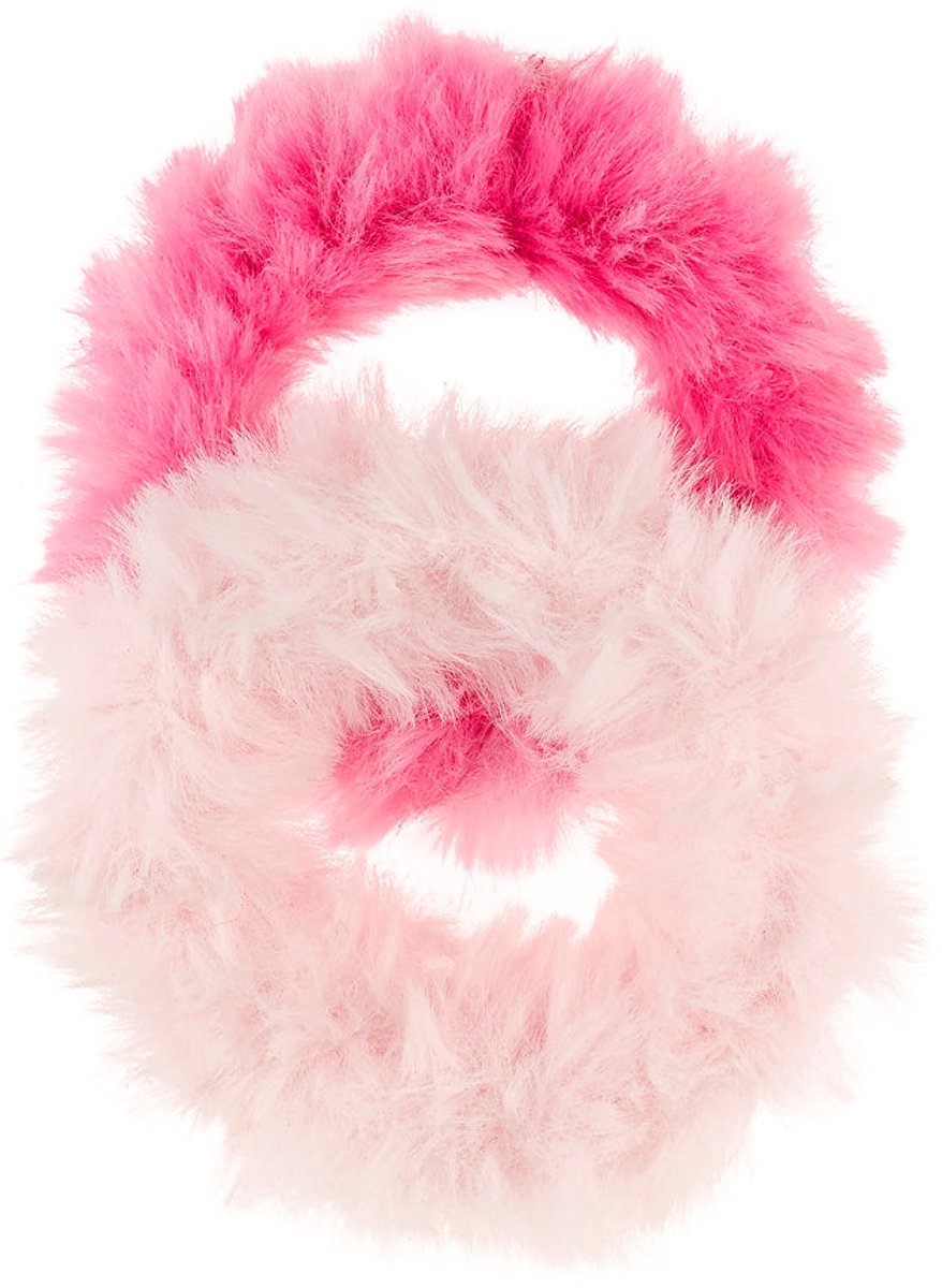 Souza Scrunchy Klara, roze-fuchsia (2 stuks, kaartje, 1 kaartje).