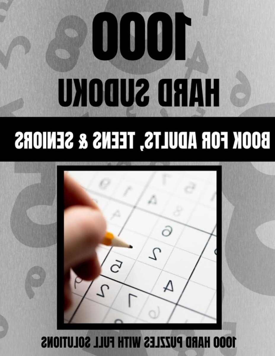 Sudoku Puzzelboek - Logica Puzzels - Hersenen Trainen - 1000 Moeilijke Puzzels - 9 Puzzels Per Pagina - Platinum