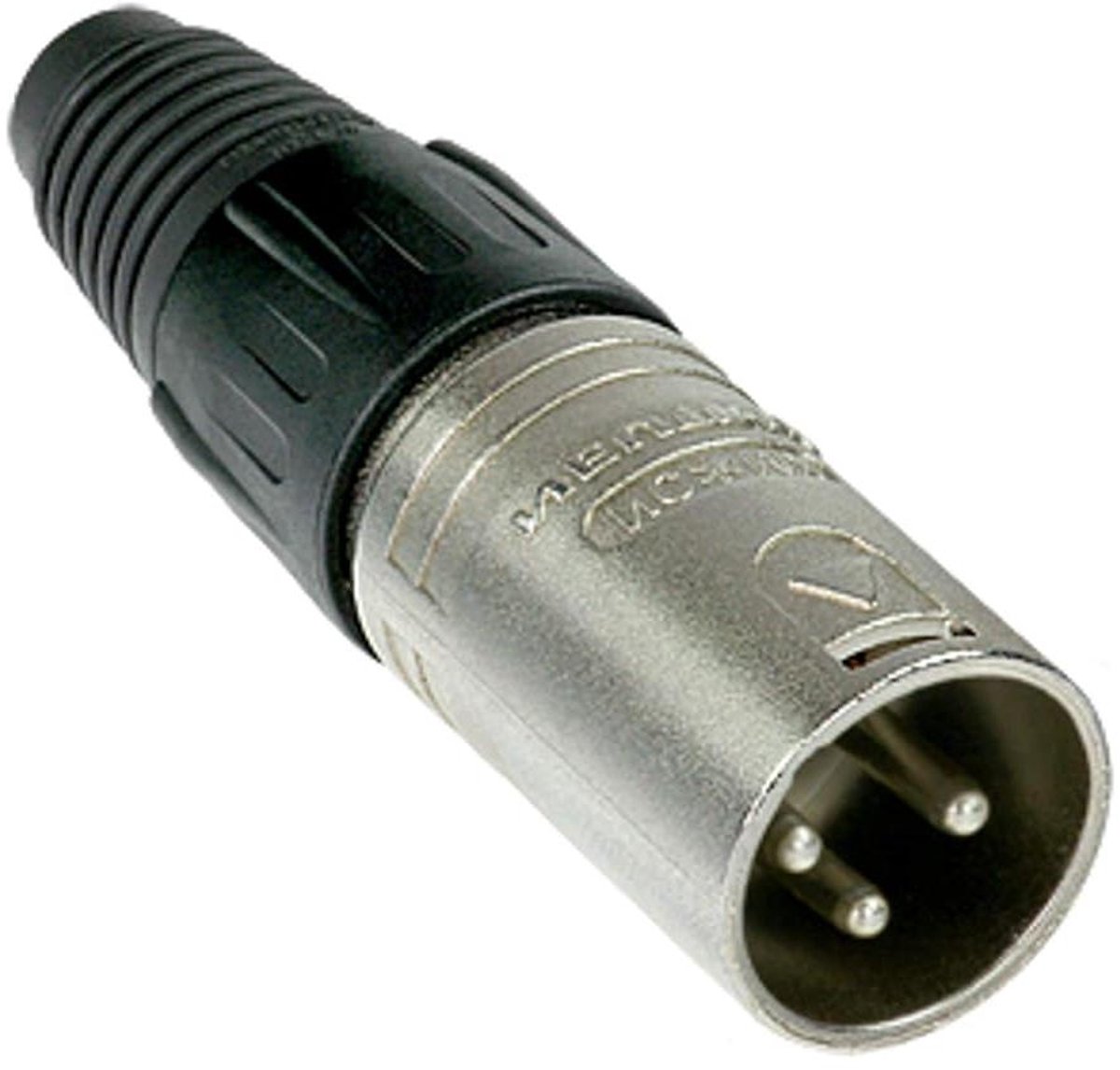 XLR Stekker - Microfoon Plug - Kabel Reparatie - Vernikkelde Behuizing - 3-polig - Zilver