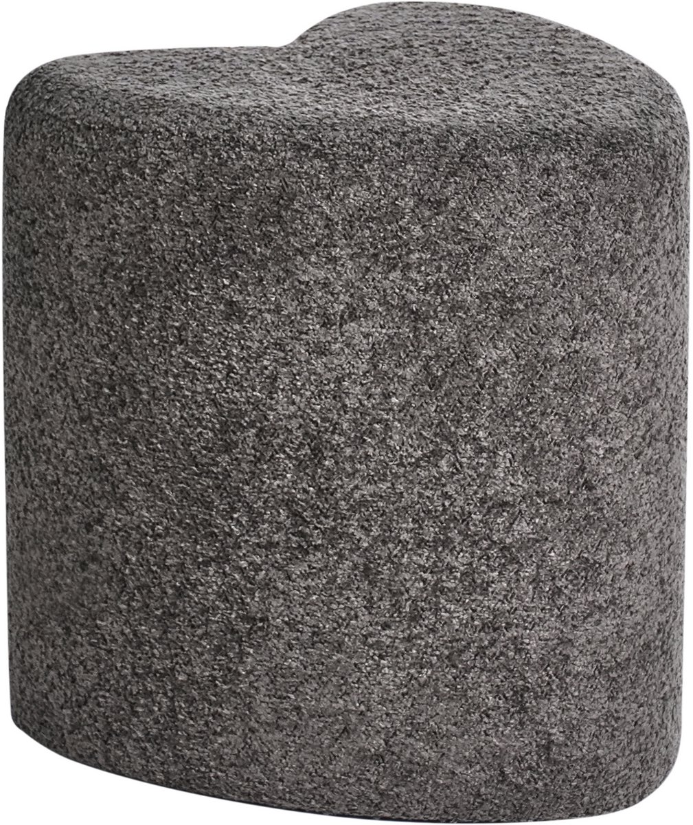 SCOTIA - Poef - Donkergrijs - Chenille