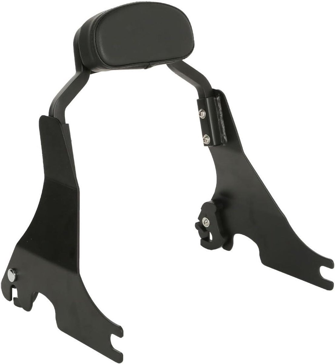 Motorfiets Rugleuning - Passagierssteun Sissy Bar - Comfortabel Rijden - Korte Stijl - 32.5 cm Hoogte - Zwart