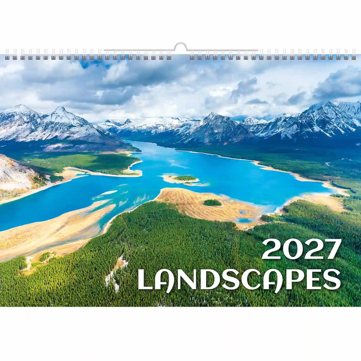 C128-27 Scenic Landscape Wandkalender A3+ 2027 + gratis kalender 2026
