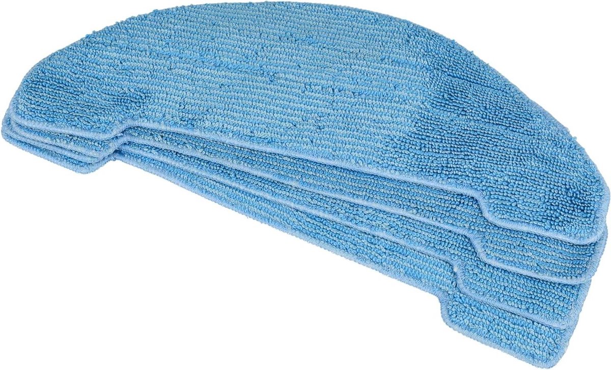 Dweildoekenset - Reinigingsdoeken Stofzuiger - Vloeren Schoonmaken - Wasbaar Herbruikbaar - 28 cm x 11 cm - blauw