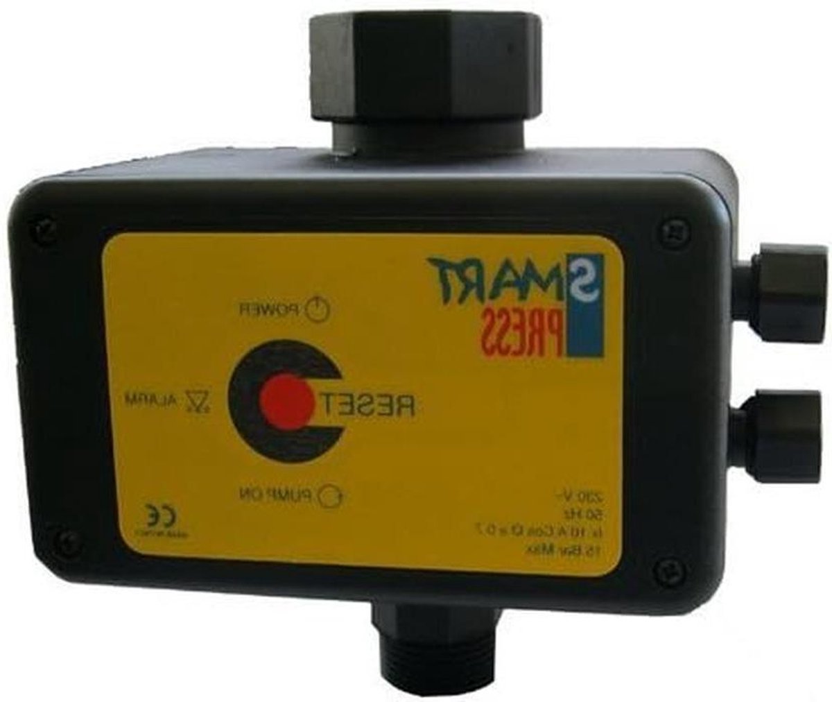 Drukregelaar Pomp - Automatische Pompschakelaar - Continue Waterdruk - Automatische Herbewapening - 15 pk - Zwart