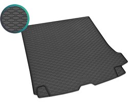 Rubbermatten en Kofferbakset - Vloermatten en Kuip - Bescherming Interieur Auto - Voertuigspecifiek Passend - Voor Volvo V90 - Zwart