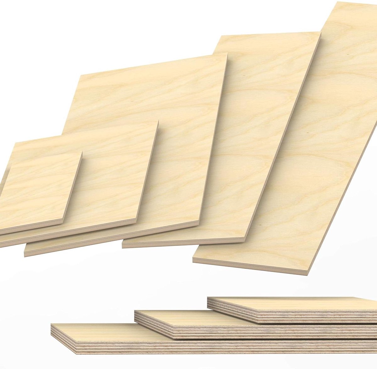 Multiplex Plaat - Houten Paneel - Meubelbouw - 19 Lagen Verlijmd - 24 mm dik - Beuken/Berken