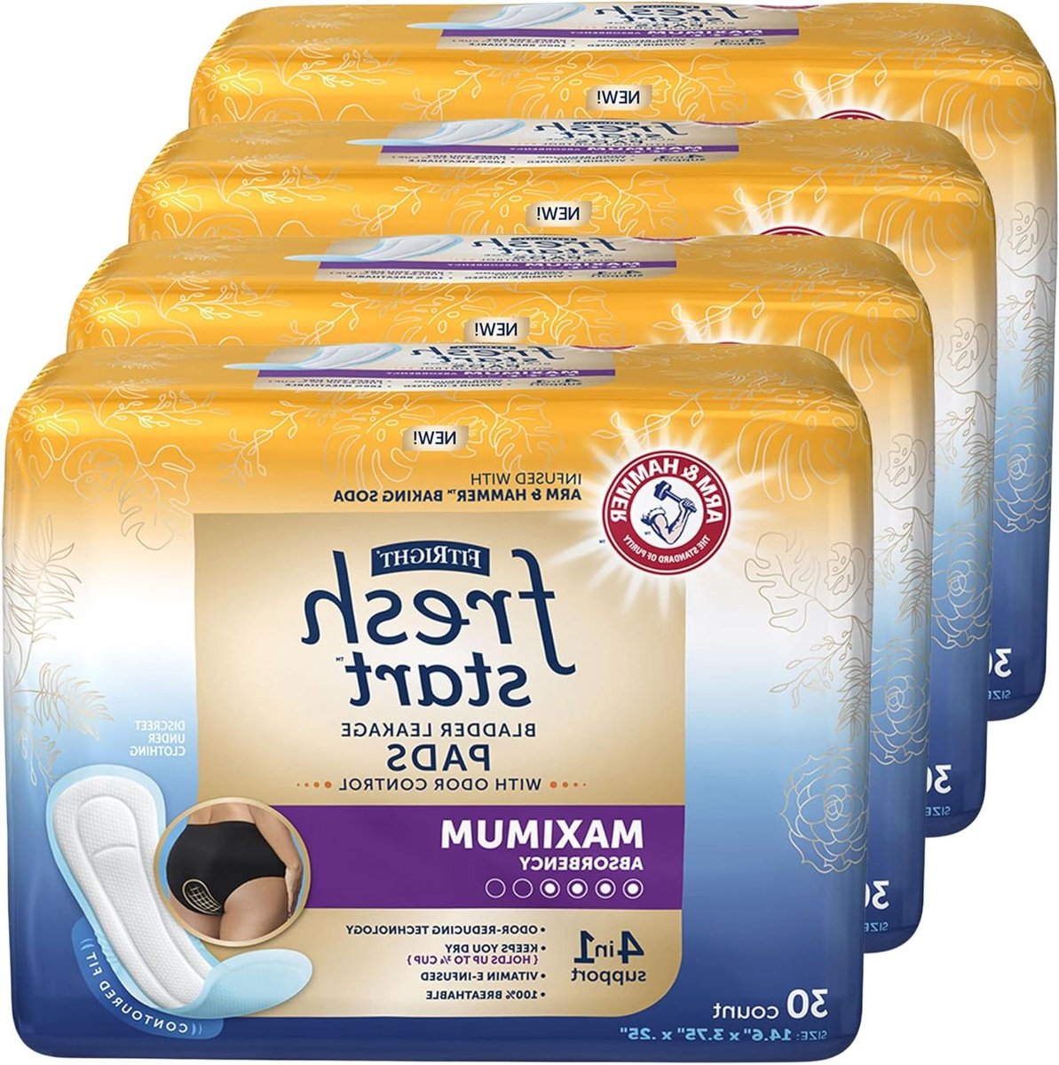 Postpartum Incontinentie Pads - Vrouwen Pads - Blaascontrole - Ademend Ontwerp - 120 stuks - Wit