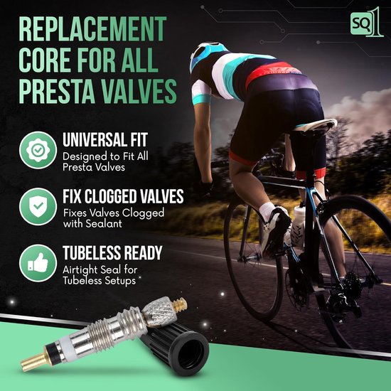 Presta Ventielkern Kit - Ventielkern Vervanging - Fietsbanden Onderhoud - Universeel Compatibel - 21 stuks - Aluminium van Merkloos — afbeelding 3