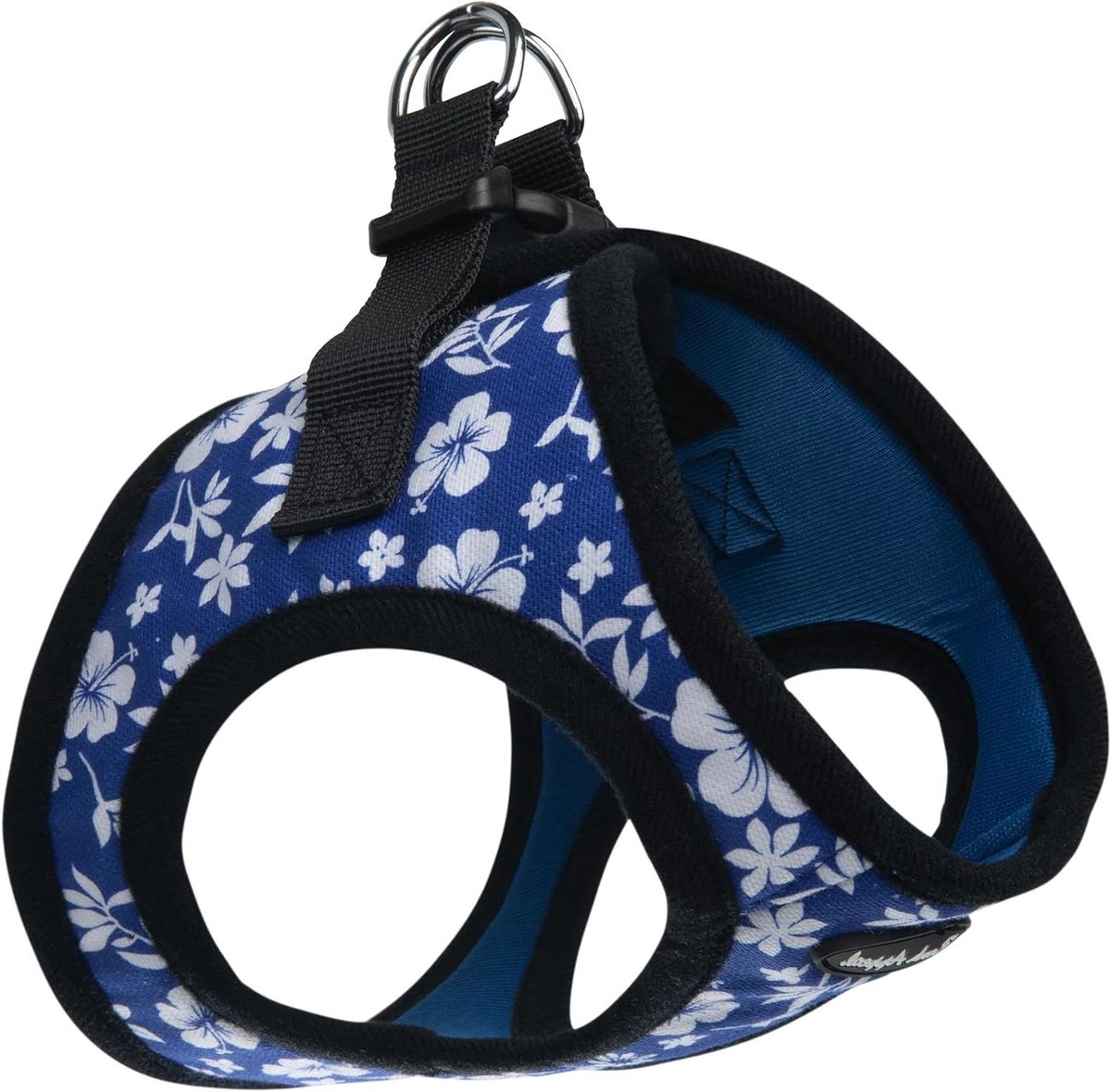 Hondenharnas Instap - Huisdier tuigje - Veilige wandelingen - Anti-verstikking ontwerp - Maat M Borst 38-43cm - Blauw
