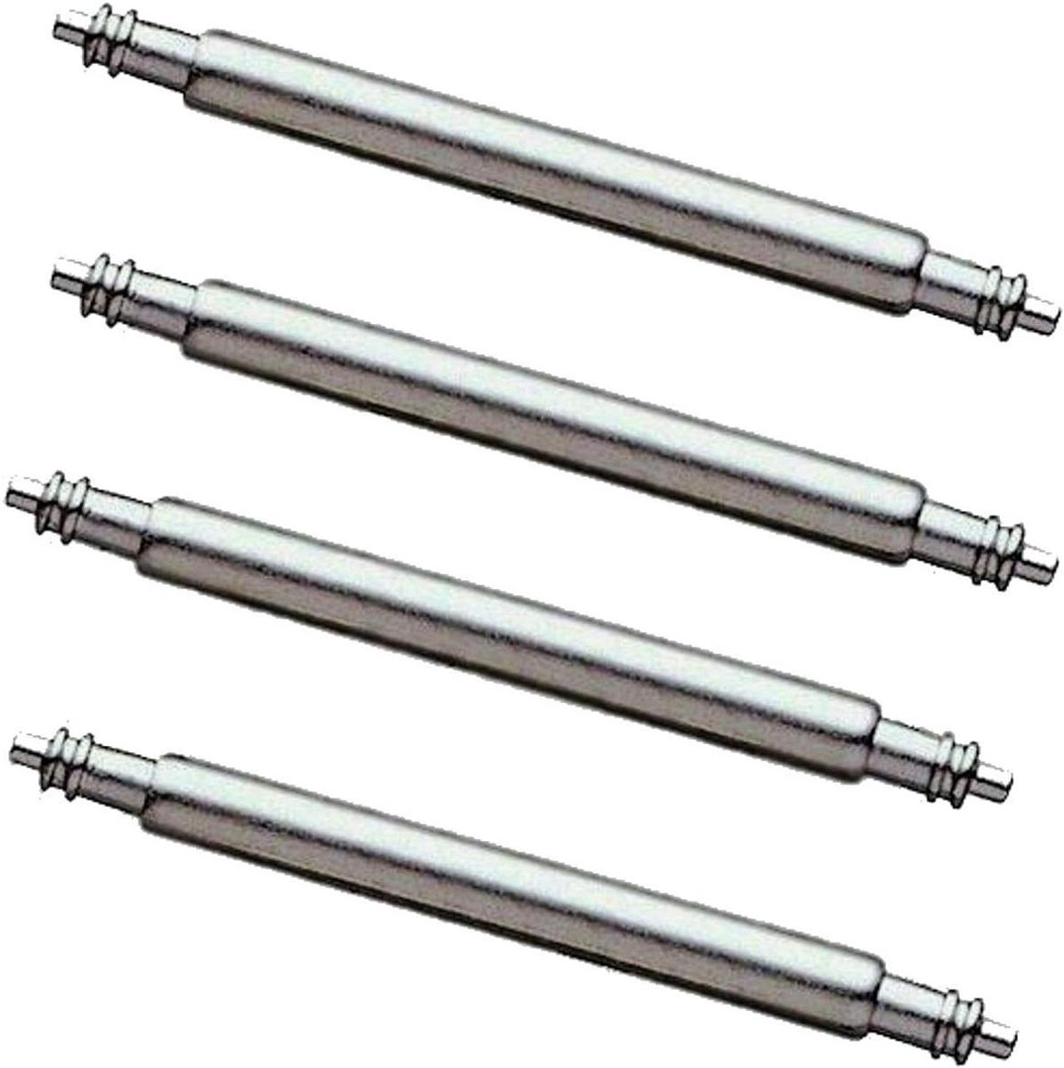 Horlogeband Pinnen - Veer Pinnen - Horlogeband Vervangen - Roestvrij Staal - 1.8 mm Diameter - Zilverkleurig