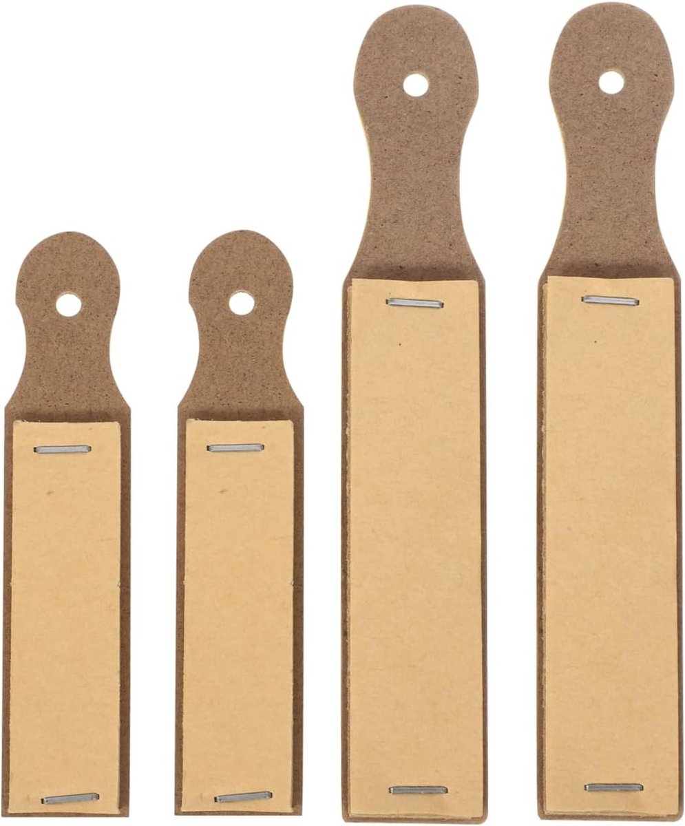 Set van 4 Schuurpapier voor Potloden - Polijstaccessoires voor Tekeningen, Schetsen en Creatieve Projecten met Diverse Ontwerpen