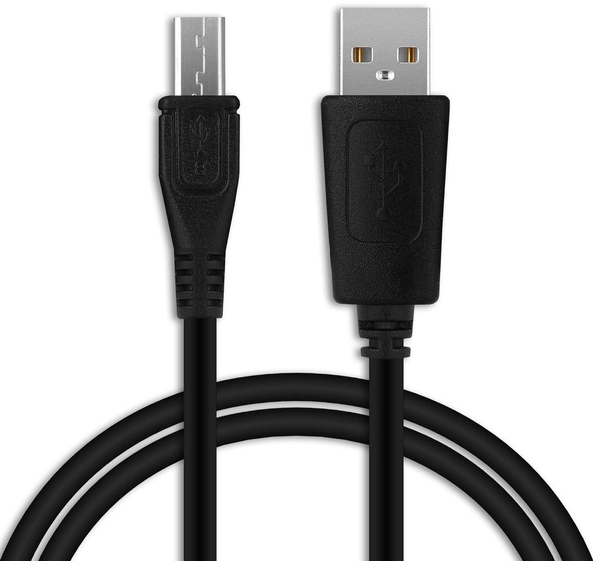 USB Kabel - Oplaadkabel Datakabel - Apparaat Laden - Snelle Gegevensoverdracht - 1 Meter - Zwart