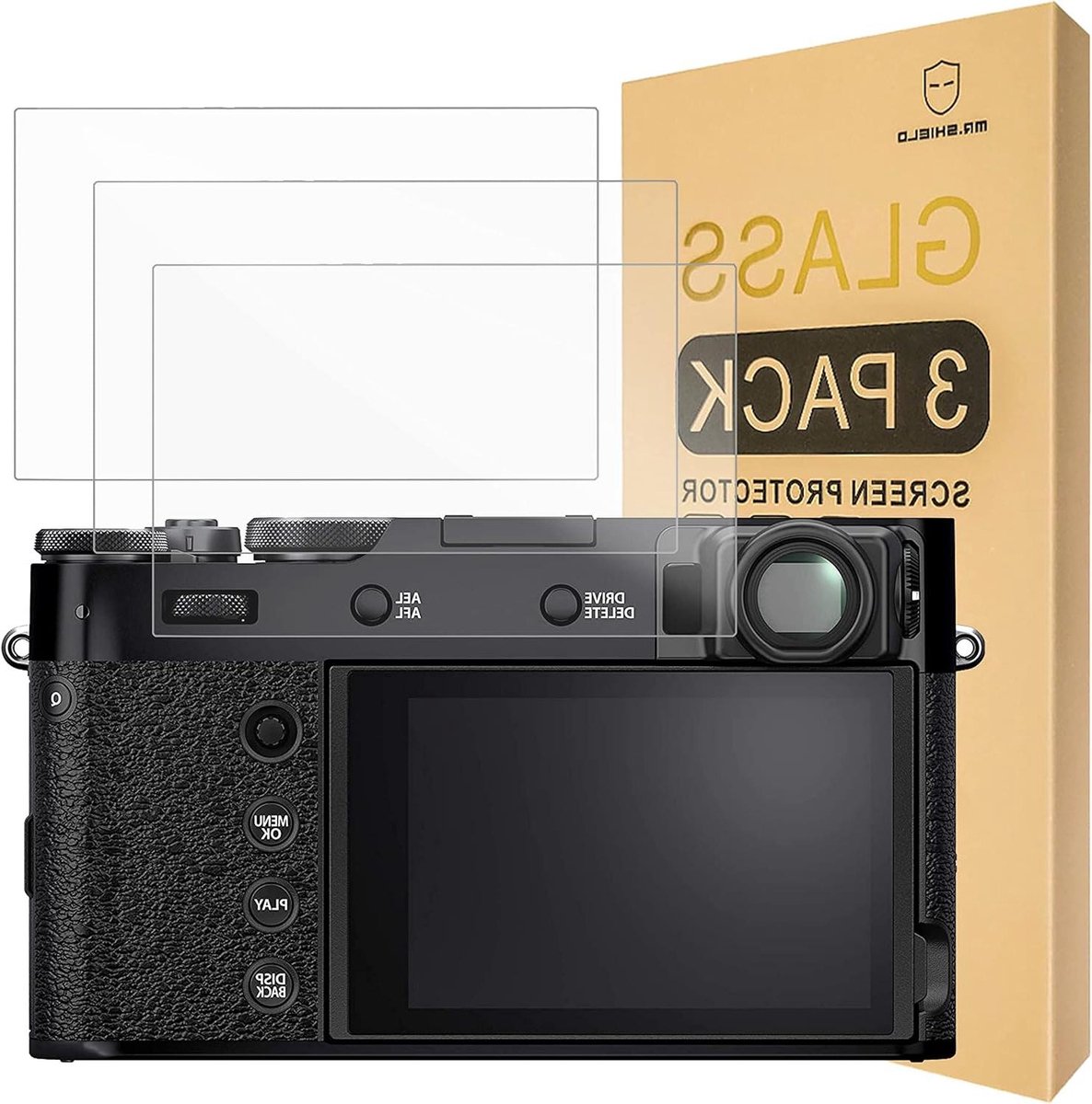 Camera Schermprotector - Display Folie - Camera Bescherming - 9H Gehard Glas - 3 Stuks - Helder