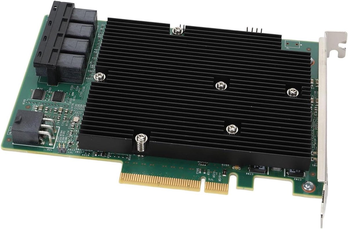 HBA Kaart - Controllerkaart SAS - Server Opslag Uitbreiden - 16 SAS Poorten - 12 Gbit/s - Niet gespecificeerd