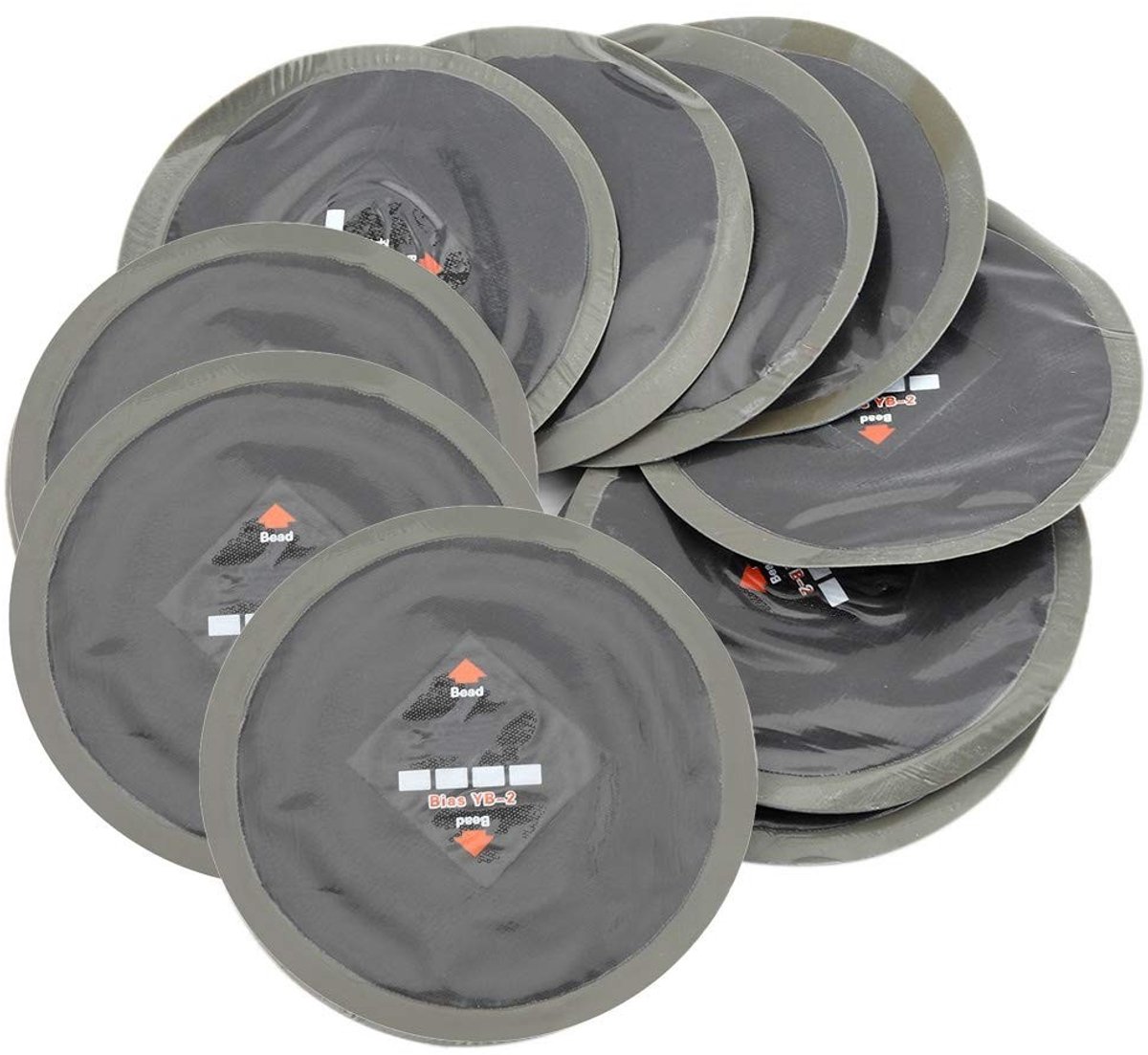 aladdien - Puncture Repair Kit - 10Pcs - Economisch en praktisch - 90mm - Tubeless patches - Voor auto en motor - Universele pasvorm