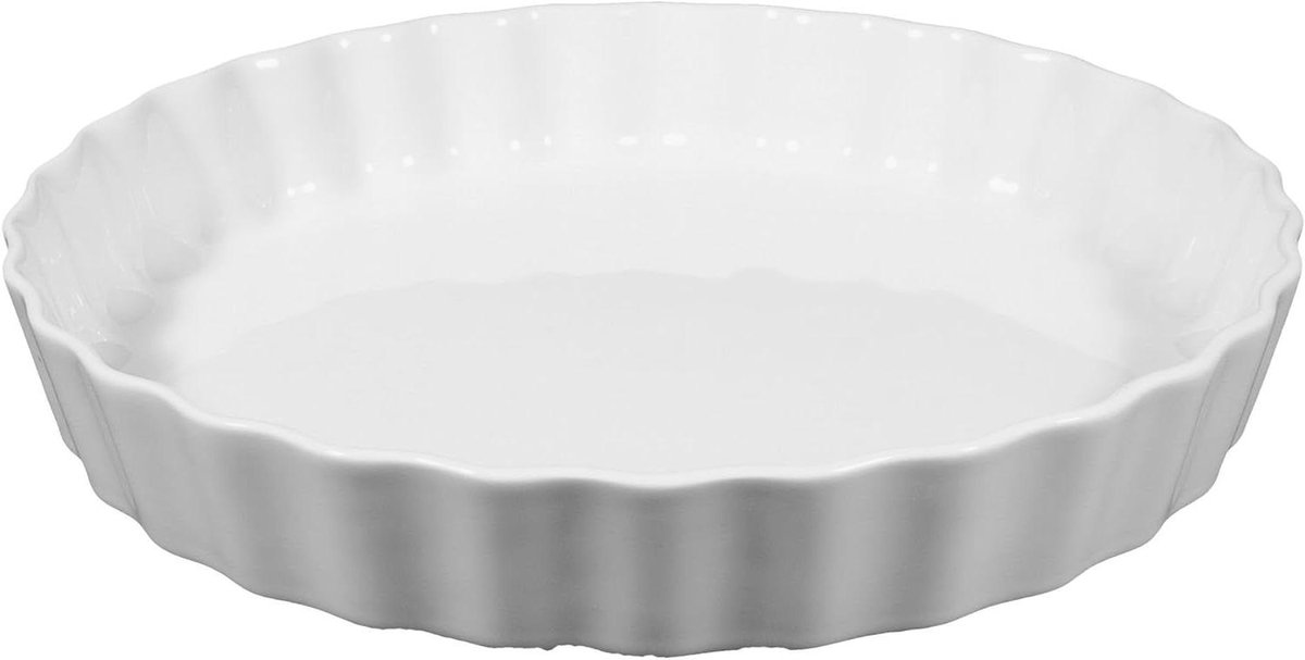 Bakvorm Set - Taartvormen Bakblikken - Taarten Bakken - Vaatwasmachinebestendig - 30 cm Diameter - Wit