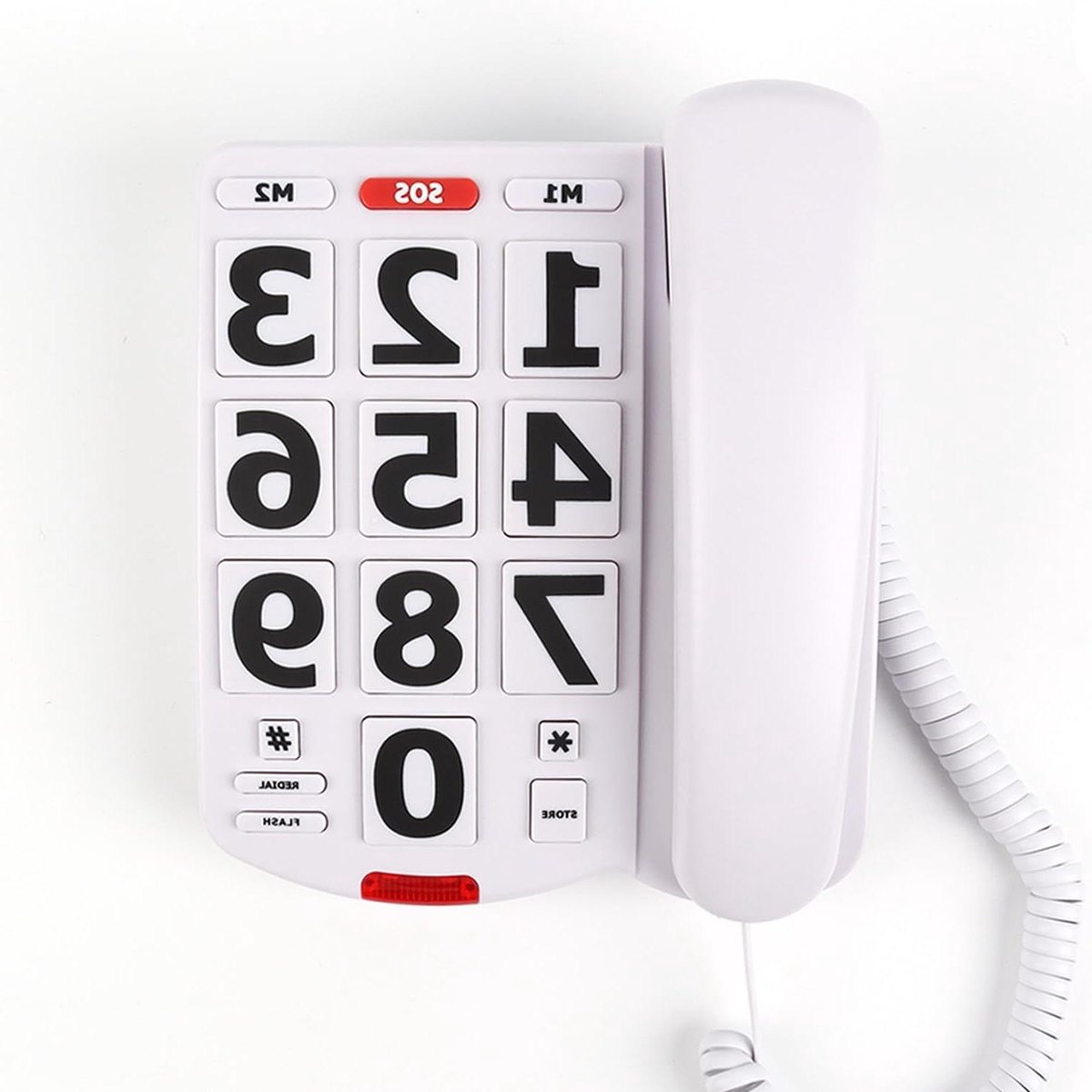 Vaste Telefoon Grote Knoppen - Senioren Telefoon - Eenvoudig Bellen - One Touch Dialing