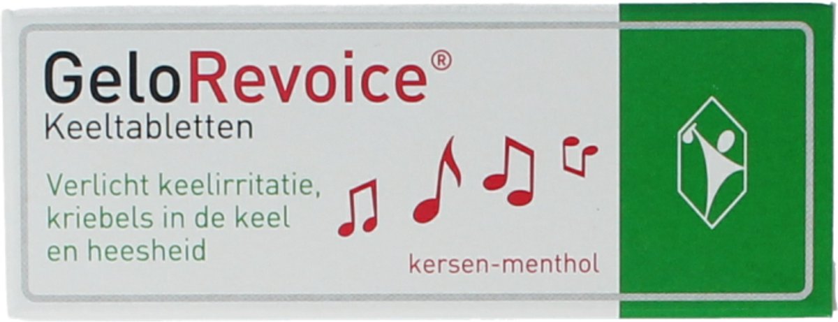 Gelorevoice Keel kersen - menthol 10 tabletten