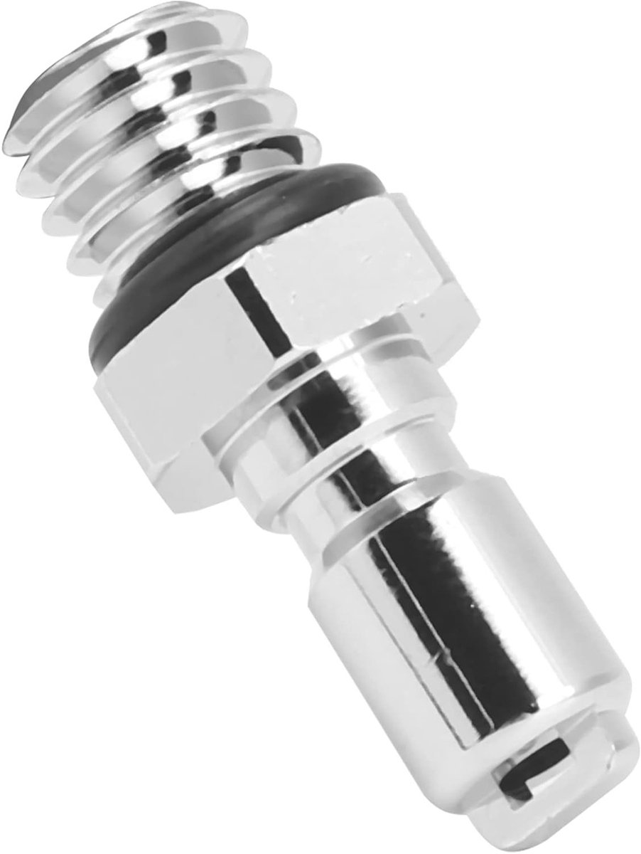 Vervangingsnippel van verchroomd messing voor BCD-powerinflator, duikventieladapter en accessoires