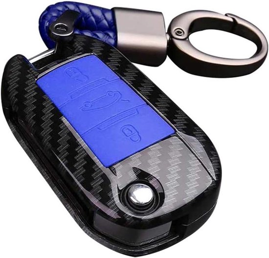 Autosleutelzakje voor Smart #3#1 Brabus Pro, Auto Afstandsbediening Sleutel Shell, Leer-sleutelhouder Auto Sleutelhanger Sleutelring Autosleutelbeschermer Shell,B Black