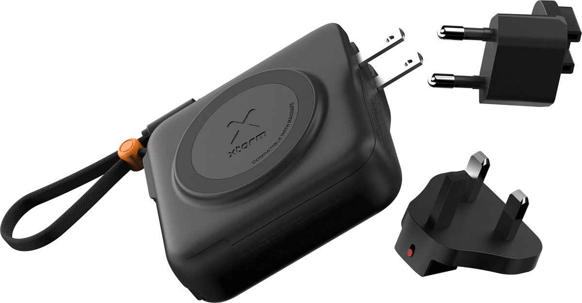 Xtorm, 3-in-1 Reislader - Met Powerbank 10.000mAh & 30W USB-C - TravelPro, Zwart