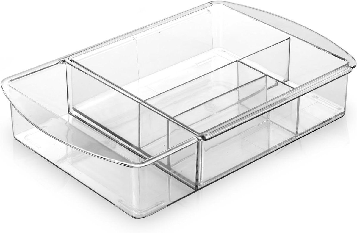 Lade Organizer - Opberger - Keuken Laden - Uitbreidbaar - 31x19x5.7cm - Transparant