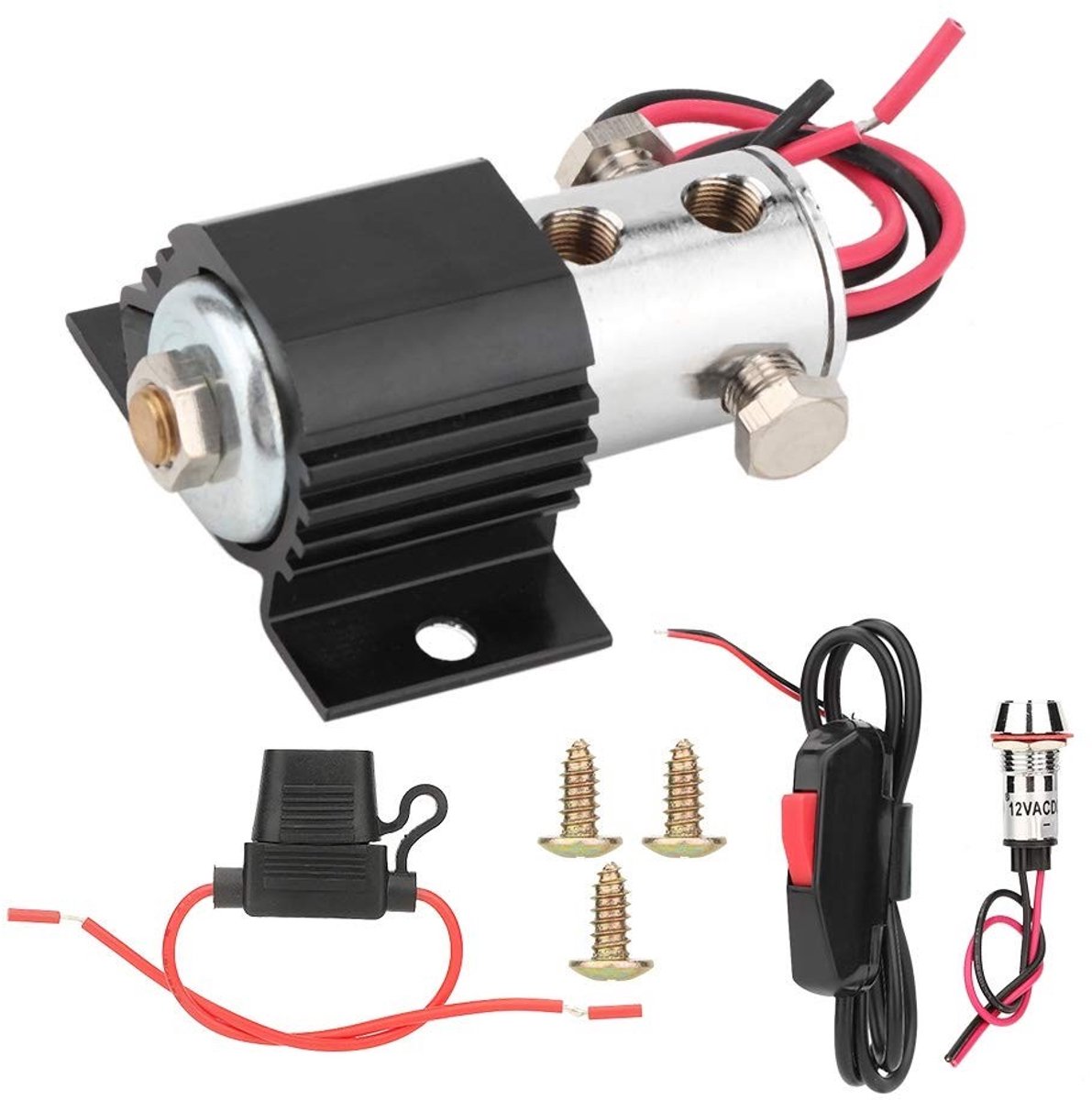 Terisass Brake Line Lock Kit - Stalen Solenoïde voor 12-16V Voertuigen