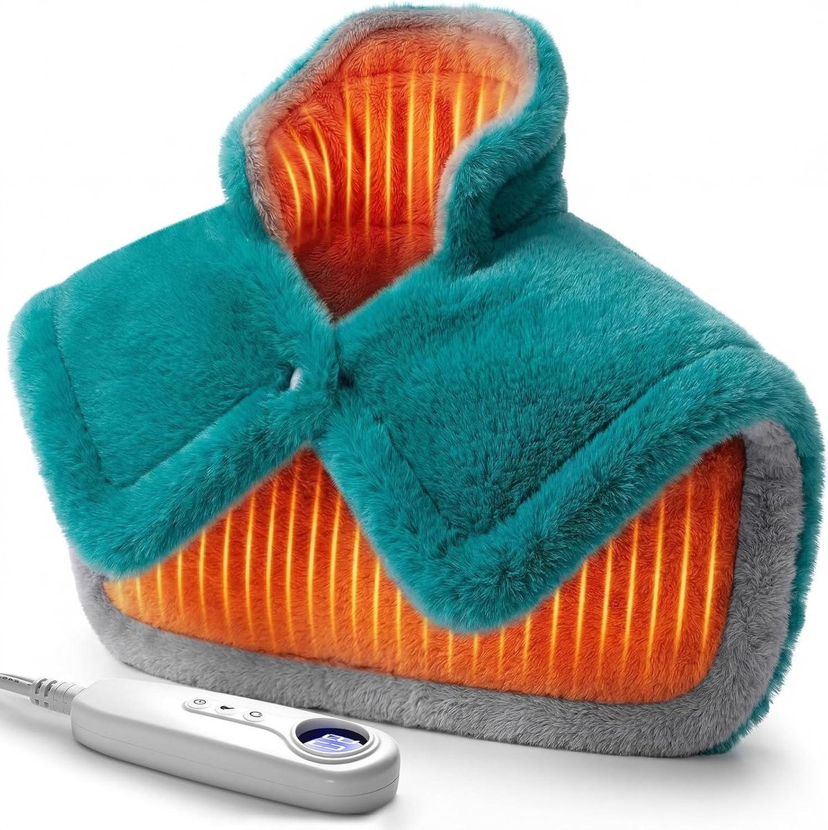 Vaderdag verwarmingskussen, geschenken voor nek-, schouder- en rugpijnverlichting, elektrisch gewogen verwarmingskussen voor krampen, benen en voeten, cadeaus voor Moederdag, Kerstmis,