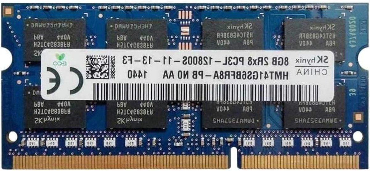 RAM Geheugen Module - Werkgeheugen Laptop - Laptop Upgrade - Lage Spanning - SO-DIMM