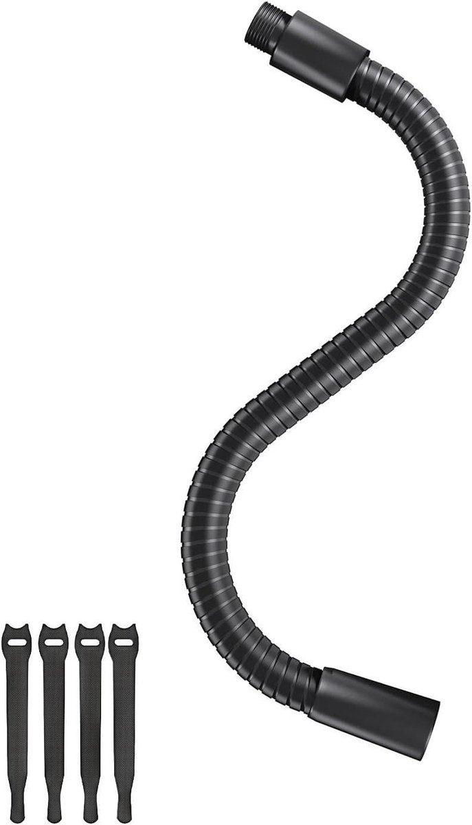 Microfoon Zwanenhals - Microfoonarm - Podcasting - Stevige Ondersteuning - 13 Inch - Zwart