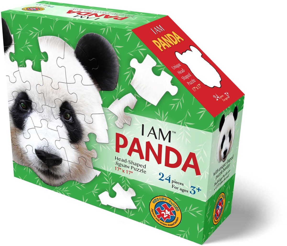 MAD CAPP puzzel speelgoed Panda voor kinderen - educatief dierenplezier.