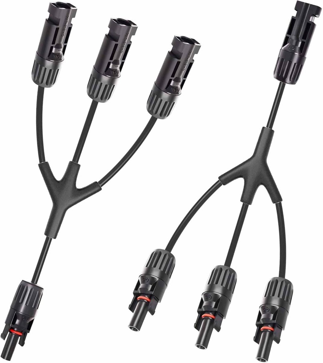 Zonne Y-tak Adapter - Parallelle Connector - Zonnepanelen Uitbreiden - IP67 Waterdicht - 3 naar 1