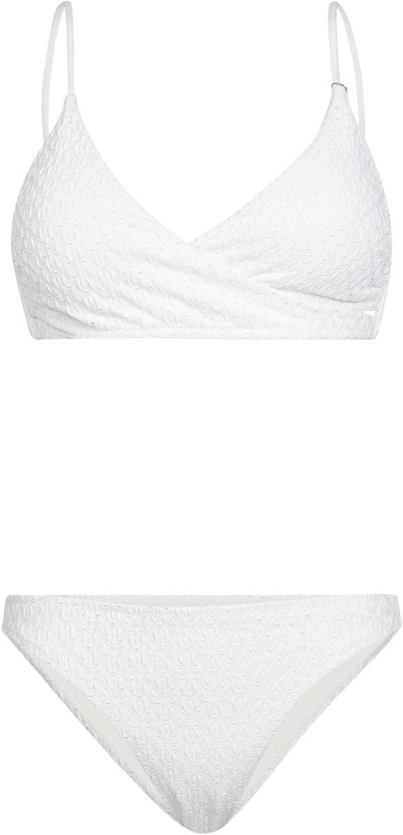 Brunotti Bella-Broidery Bikini Snow Bralette Bikini Set Dames 44 Wit